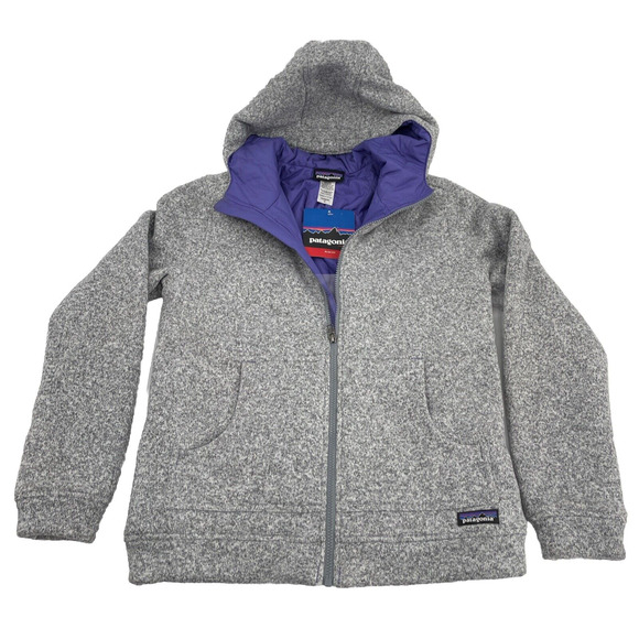 Patagonia Better Sweater Insulated Hoody Womens Medium Gray Style 25870 Slim Fit